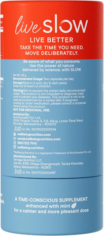 Wellbeing Nutrition Slow Virgin Omega 3, 60 caps