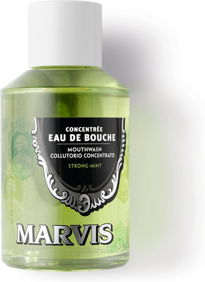 Marvis Strong Mint Mouthwash - Refreshing Oral Care, 120ml - Image 4