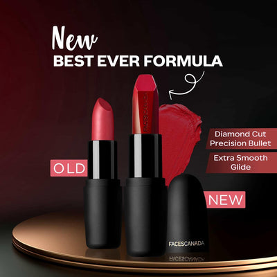 Faces Canada Weightless Matte Finish Lipstick - Bombshell Red 09, 4.5g - Image 5