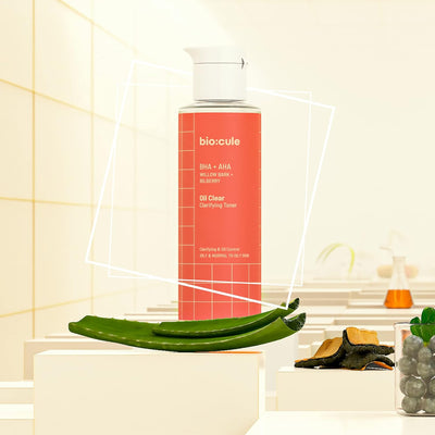 Biocule Oil Clear Clarifying Toner - BHA + AHA, 30ml - Image 2