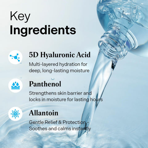 Torriden Dive in Toner 300ml (10.14 fl. oz.) | pH Balancing Facial Toning Water for Dry Skin | Hyaluronic Acid, Panthenol, Allantoin