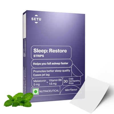 Setu Sleep Restore Melatonin 5mg - 30 شريحة تذوب في الفم