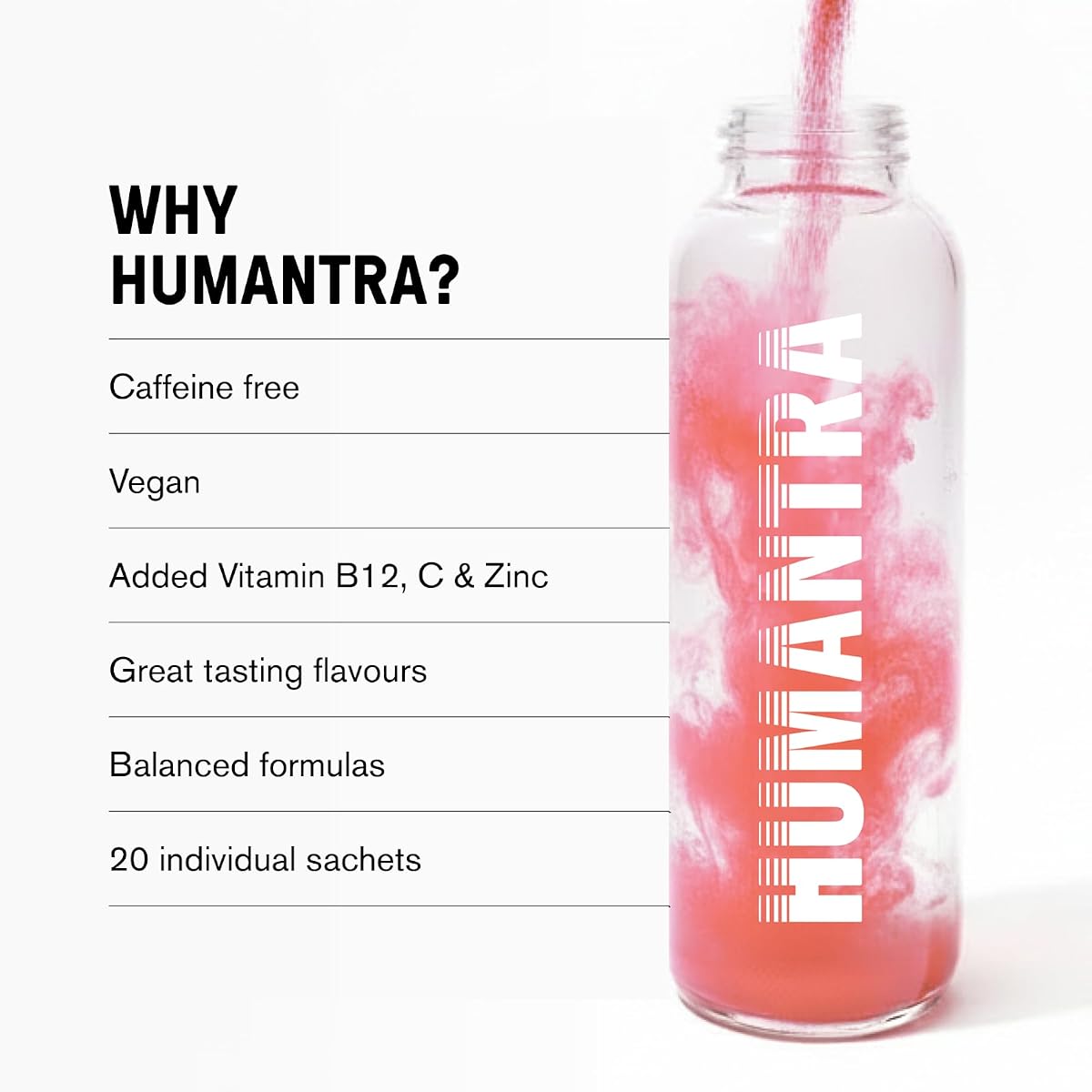 Humantra Electrolyte Powder - Berry Pomegranate, 72g, 20 Sachets - Image 3