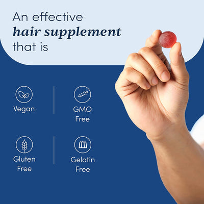 Man Matters Biotin Gummies for Hair & Skin, 60 Days Pack - Image 6