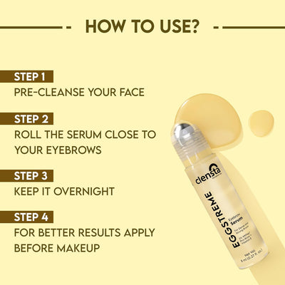 Clensta Eggstreme Eyebrow Serum - Hair Growth Formula, 8 ml - Image 5