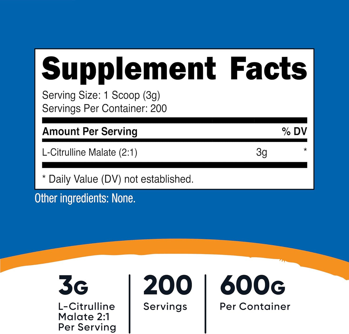 Nutricost L-Citrulline Malate Powder 2:1 Ratio - 600 Grams - Image 2