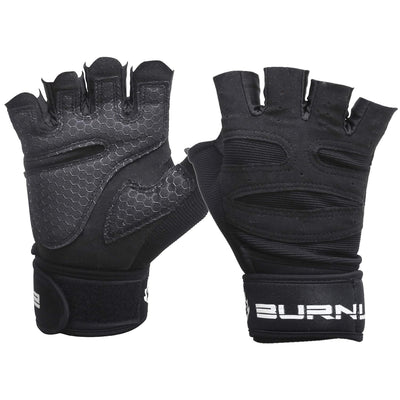 Burnlab Red XL Gym Gloves with Wrist Support - Image 2