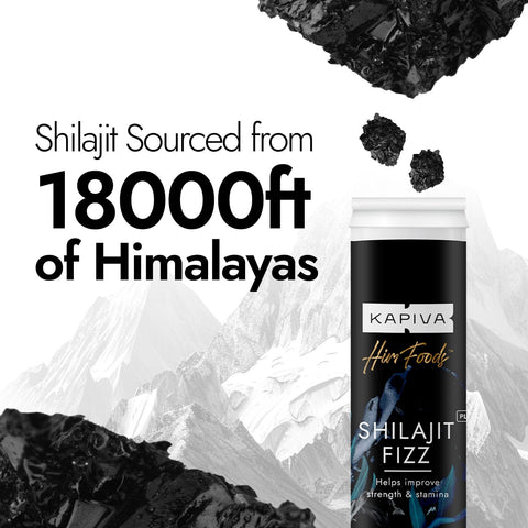 Kapiva Energy & Cooling Combo : Shilajit Fizz + Organic Gulkand Combo