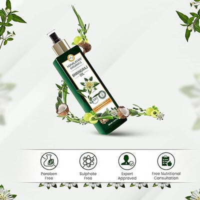 HIMALAYAN ORGANICS Pure Bhringraj Ayurvedic Hair Oil - 200ml - Image 6