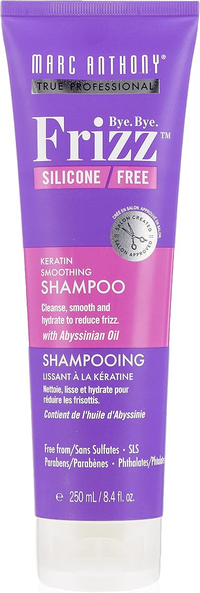 Marc Anthony Bye Bye Frizz Keratin Shampoo, 250ml - Sulphate-Free