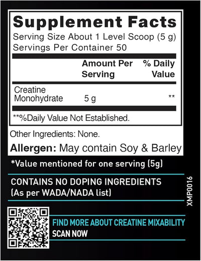MuscleBlaze Creatine Monohydrate Powder - Unflavoured, 250g, 50 Servings - Image 6