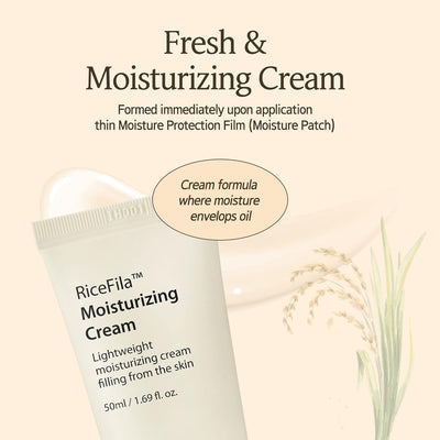 Hayejin RiceFila Facial Moisturizing Cream with Rice - 50ml - Image 5