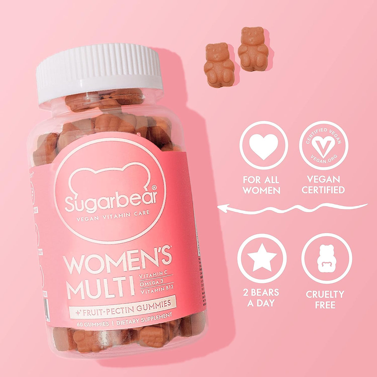 Sugarbear Vitamins Women's Multi + Sleep Combo  - 2 Pack - Image 3
