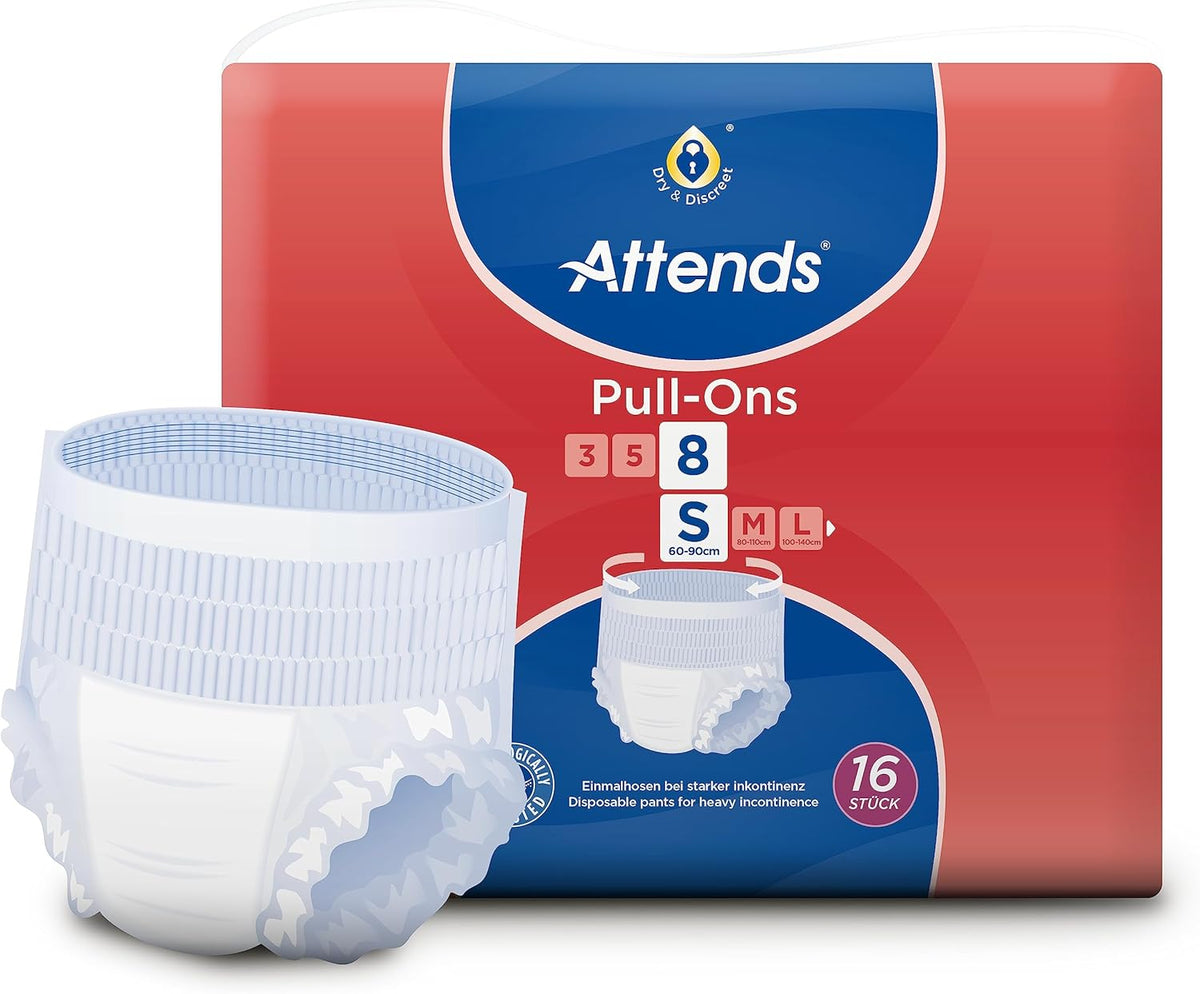 Attends Pull On 8 Small Incontinence Pants - 64 Pack