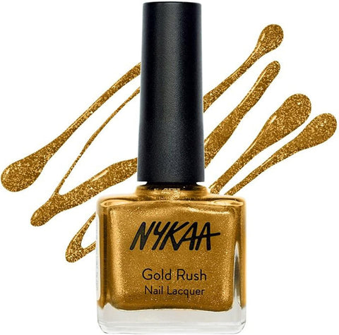 Nykaa Gold Rush Nail Lacquer  Gold Mine  113