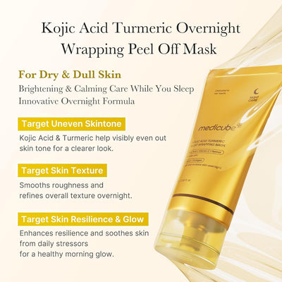 Medicube Night Wrapping Mask with Kojic Acid & Turmeric - 75Ml - Image 3