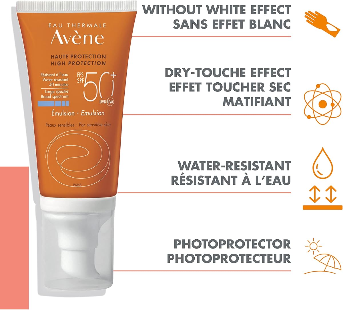 Avene Sunscreen Fluid SPF 50+ - High Protection, 50ml - Image 4