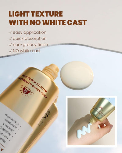 K-SECRET SEOUL 1988 Collagen Boosting Secret Sun Lotion, 560,000ppm Collagen, 50ml - Image 5