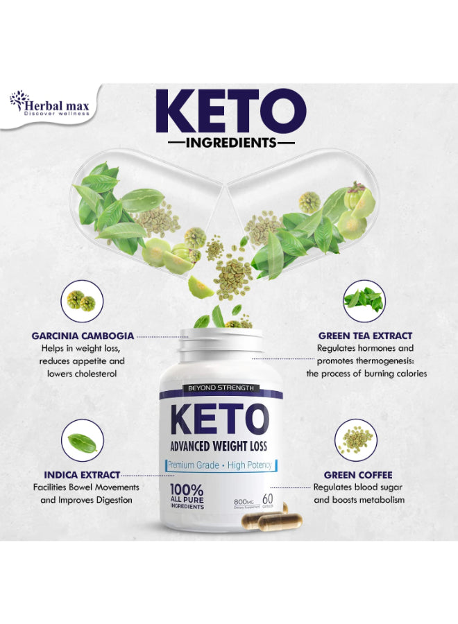Beyond Strength Keto Advanced Weight Loss 60 capsules