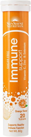 Sunshine N Immune Support Efferv Orange Tabs 20'S