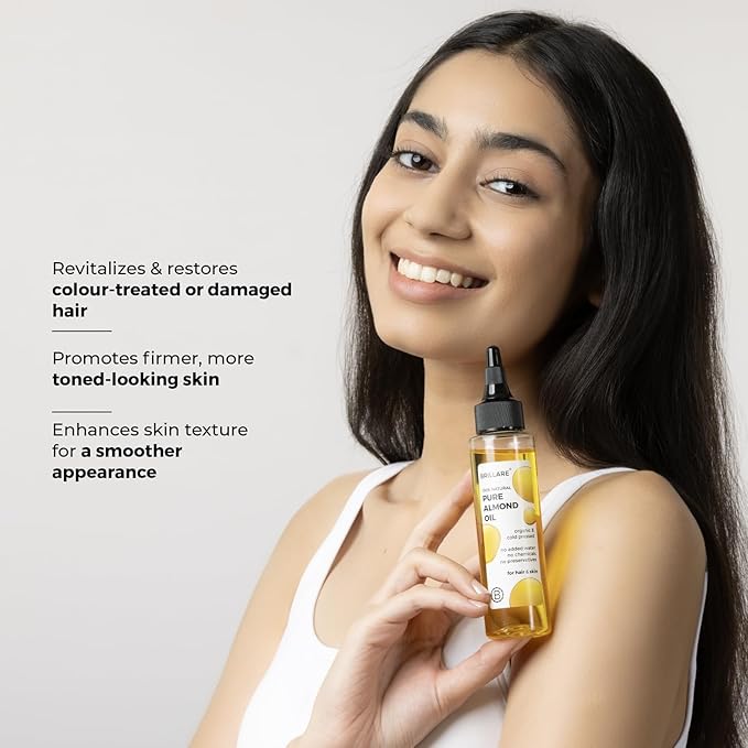 Brillaire Almond Oil - Pure Body Care, 100ml - Image 5