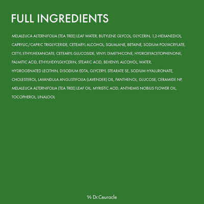 Dr.Ceuracle Tea Tree Purifine Face Moisturiser Cream - 50g - Image 3