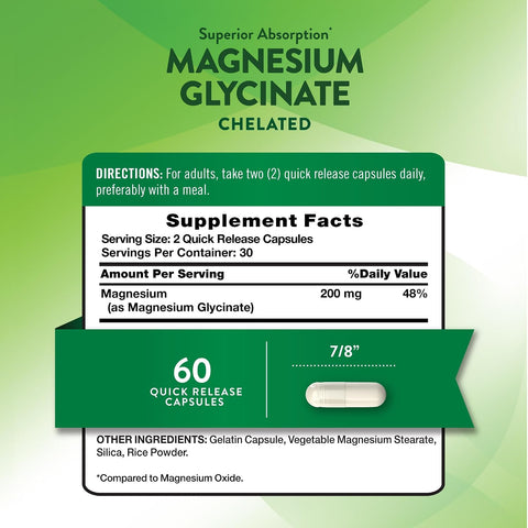 NT MAGNESIUM GLYCINATE 60CAP (24/CASE)