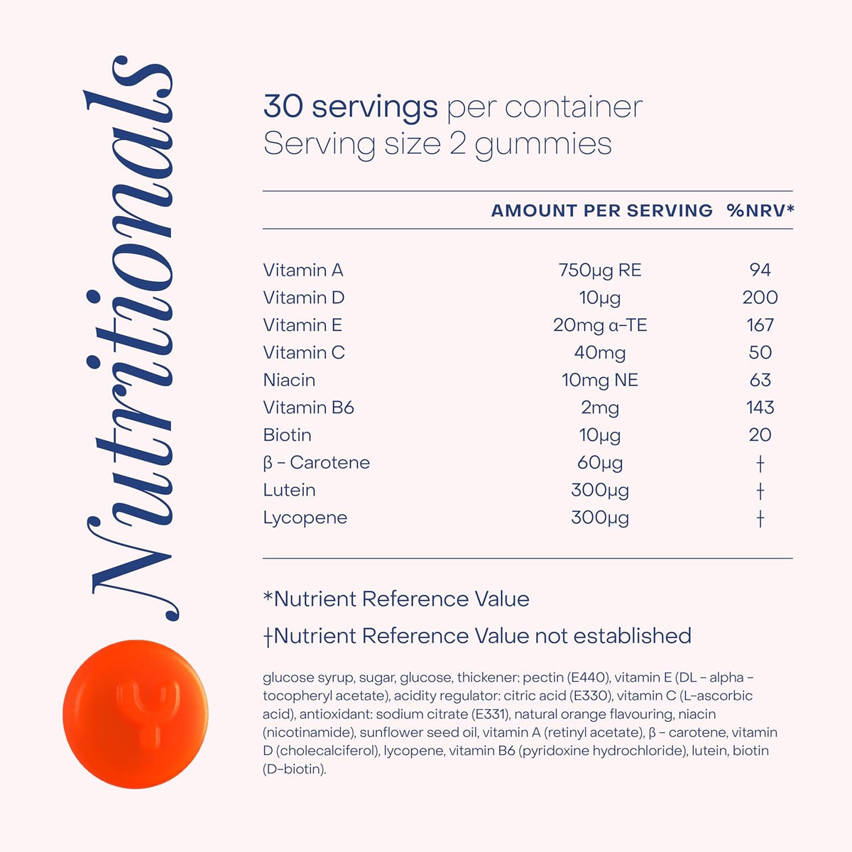 Yumi All Day Energy Multivitamin Gummies - Orange Flavour, 60 Count - Image 4