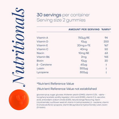 Yumi All Day Energy Multivitamin Gummies - Orange Flavour, 60 Count - Image 4