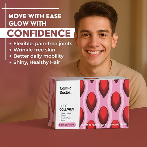 Cosmic Doctor Coco Collagen– Food-Based Collagen for Skin, Hair, Nails & Joints (5,000 mg)