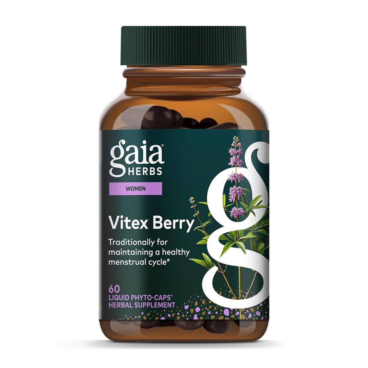 Gaia Herbs Vitex Berry Women's Health Support Capsules - 60 Count
