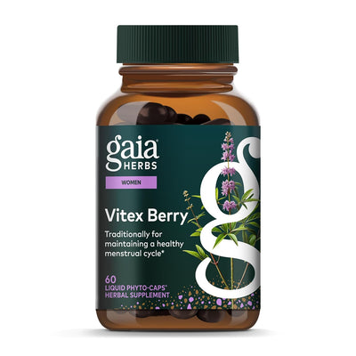 Gaia Herbs Vitex Berry Women's Health Support Capsules - 60 Count