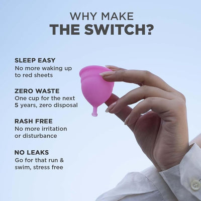 Pee Safe Menstrual Cup - Medical-Grade Silicone, Extra Small, Purple - Image 8