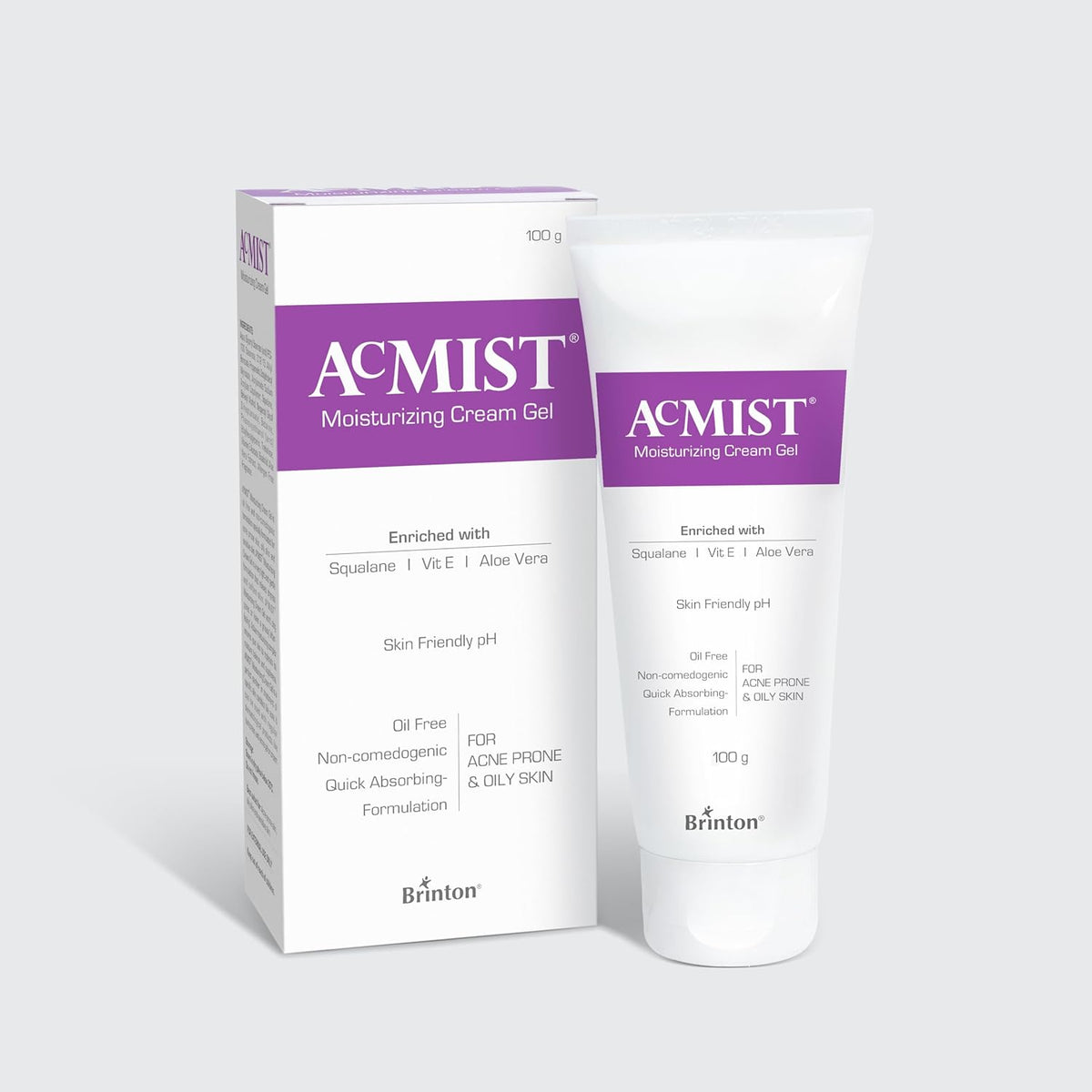 Brinton ACMIST Moisturising Gel - Face Moisturiser, 100g