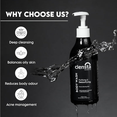 Clensta Purifying Body Wash - Body Care, 275ml - Image 4