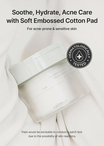 CELIMAX Ji Woo Gae CICA BHA Blemish Toner Pad - Exfoliating Pad, 60 Pads - Image 4