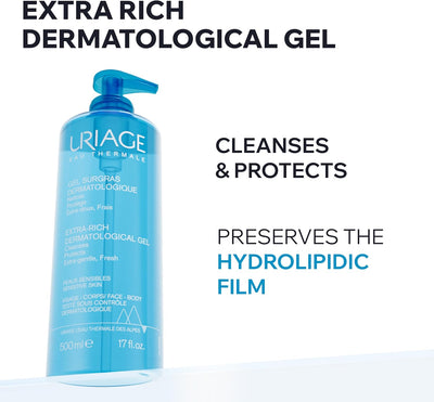Uriage Extra-Rich Derma Gel - Body Care, 500ml - Image 8