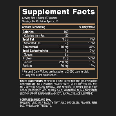 BPI Sports Nutrition Whey HD - Chocolate Cookies 4.1 lb 50 Servings - Image 8