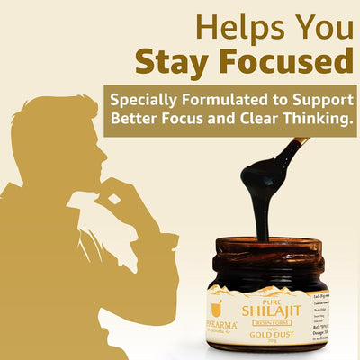 Upakarma Ayurvedic Shilajit with Gold Dust - Pure Resin 20g - Image 5