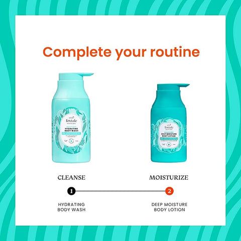 Foxtale Hydrating Body Lotion 72 Hr Hydration, Lightweight Serum-In-Lotion With Hyaluronic Acid & Ceramides