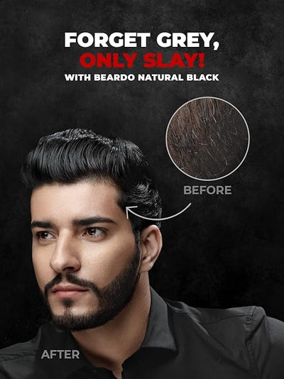 Beardo Beard Colour Black - Hair Colour & Styling, 60ml - Image 5