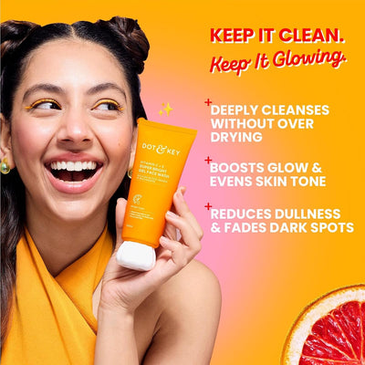 Dot & Key Vitamin C + E Gel Face Cleanser - 100ml - Image 4