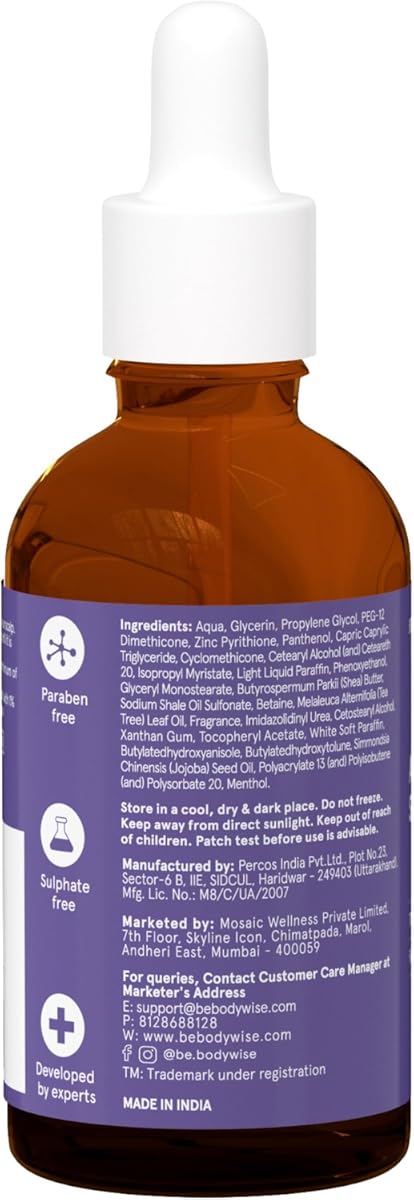 Be Bodywise Anti-Dandruff Scalp Serum with Ichthyol Pale - 50ml - Image 8