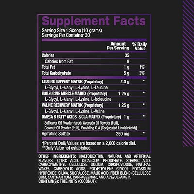 BPI Best BCAA Powder, Grape Flavour, 30 Servings - 300g - Image 7