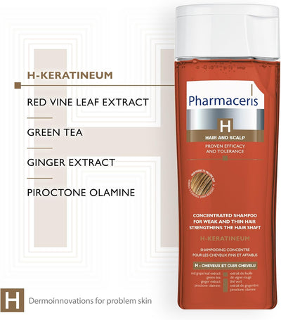 Pharmaceris Ph Keratineum Shampoo for Weak Hair - 250ml - Image 3