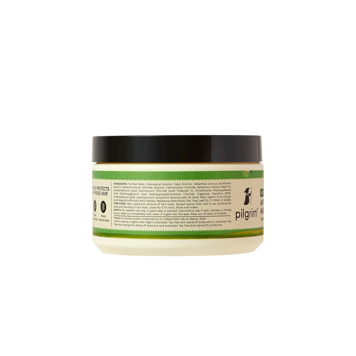 Pilgrim Tea Tree Anti-Dandruff Hair Mask, 200ml - Image 3