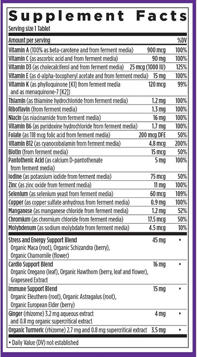 New Chapter Every Man's One Daily Multivitamin - 72 Vegetarian Tablets - Image 3