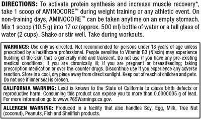 Allmax Nutrition Aminocore BCAA Powder Fruit Punch - 315g - Image 8