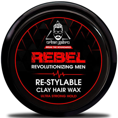 Urban Gabru Rebel Hair Styling Clay Wax for Men - 85g
