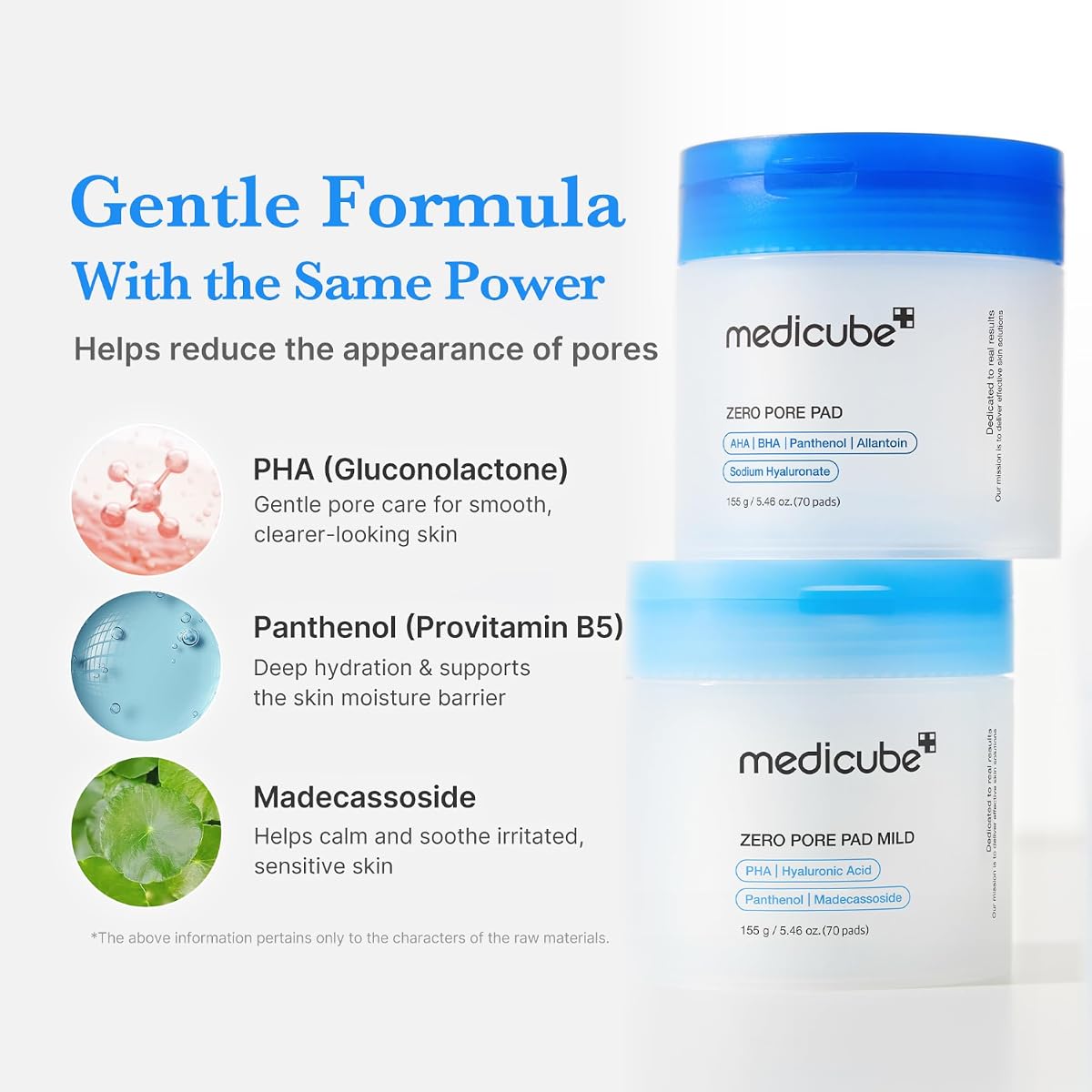 Medicube Zero Pore Pads Mild 2.0 - PHA Exfoliating Toner Pads - 70 Sheets - Image 4